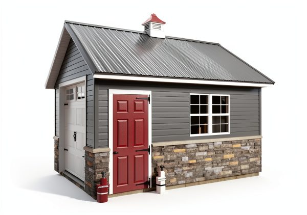 Shed Windows 18x27 White Flush Mount Window by Shed Windows and More-5