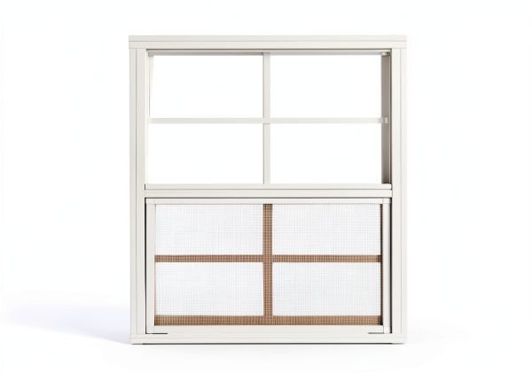 Shed Windows 24x36 Window with Tempered Glass White Aluminum 1 Pack-1