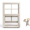 Shed Windows 24x36 Window with Tempered Glass White Aluminum 1 Pack-6