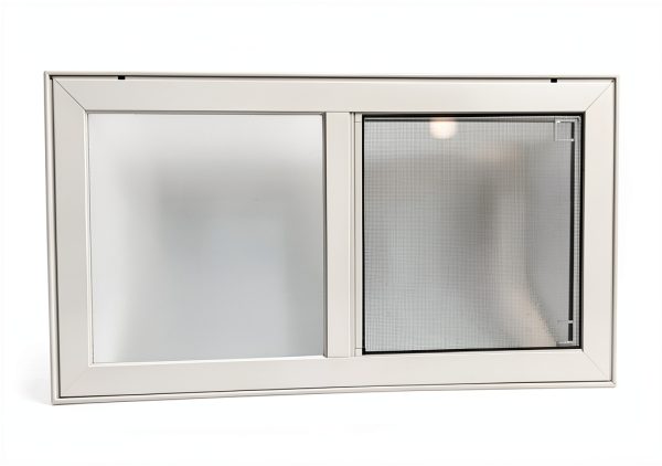 Vinyl Basement Slider Window White 30x15 by Anhui Weika Double Pane-0