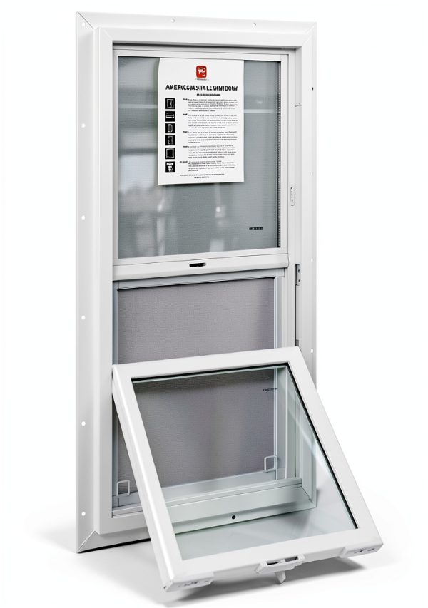 Shed Windows P Pro 18x36 White Sliding Frame Tempered Glass Screen-0