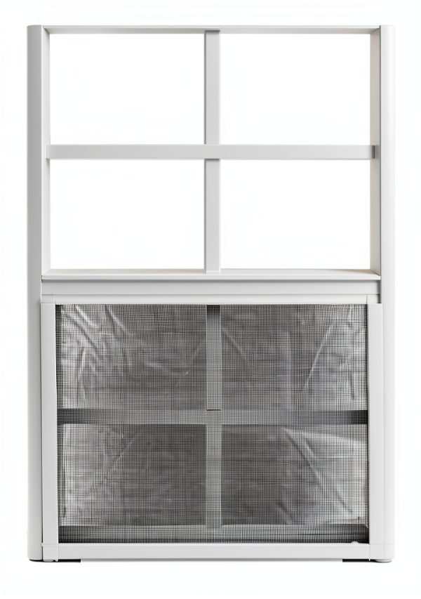 Shed Windows and More 14" X 21" White Flush Mount Tempered Glass, Playhouse Windows, Chicken Coop Windows-1