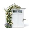 COLORPAPA 2 Pack Shed Windows, 10"x35" Sliding Windows, Transom Window with Tempered Glass for Shed, Chicken Coop, Playhouse, Household, Garage, Barns (White)-4