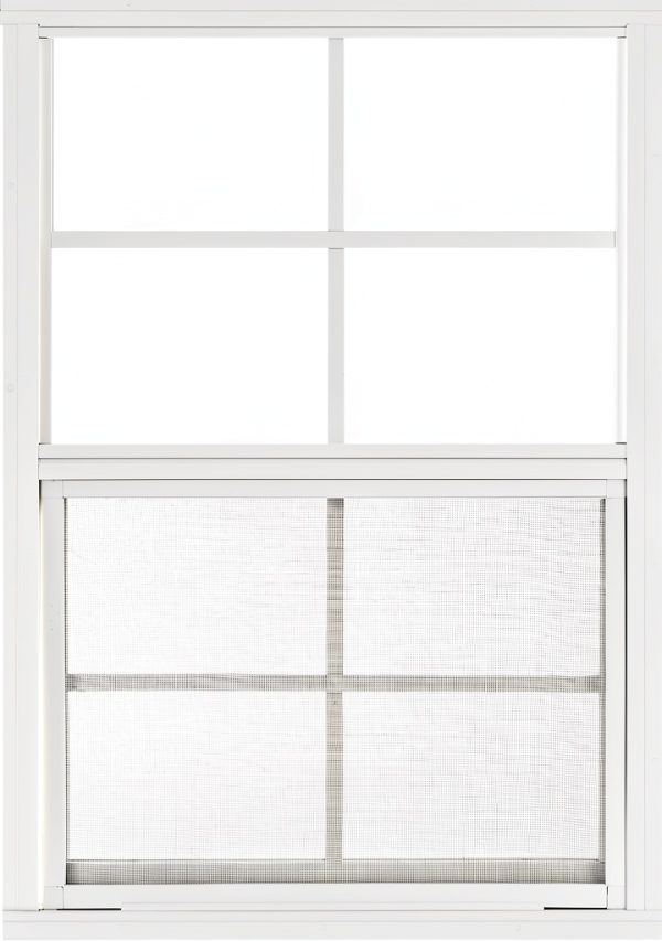 Shed Windows 18x27 (1-Pack) | Sliding Windows with Tempered Glass & Screens | Flush Mount, White Aluminum Frames for Sheds, Chicken Coops & Playhouses-0