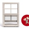 Shed Windows 24x27 Apple Outdoor with Tempered Glass & Aluminum Frame-6