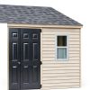 Shed Windows P Pro 18x36 White Sliding Frame Tempered Glass Screen-5
