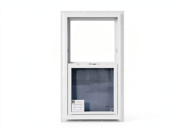 Shed Windows P Pro 18x36 White Sliding Frame Tempered Glass Screen-1