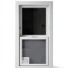 Shed Windows P Pro 18x36 White Sliding Frame Tempered Glass Screen-2