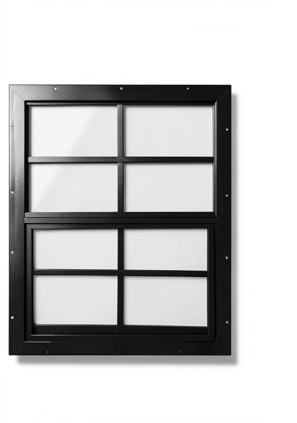 Shed Windows 18x27 (1-Pack) | Sliding Windows with Tempered Glass & Screens | Flush Mount, White Aluminum Frames for Sheds, Chicken Coops & Playhouses-9
