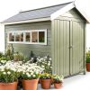COLORPAPA 2 Pack Shed Windows, 10"x35" Sliding Windows, Transom Window with Tempered Glass for Shed, Chicken Coop, Playhouse, Household, Garage, Barns (White)-5