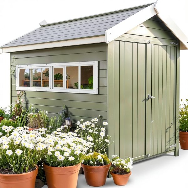 COLORPAPA 2 Pack Shed Windows, 10"x35" Sliding Windows, Transom Window with Tempered Glass for Shed, Chicken Coop, Playhouse, Household, Garage, Barns (White)-5