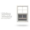 Shed Windows 24x27 Apple Outdoor with Tempered Glass & Aluminum Frame-8