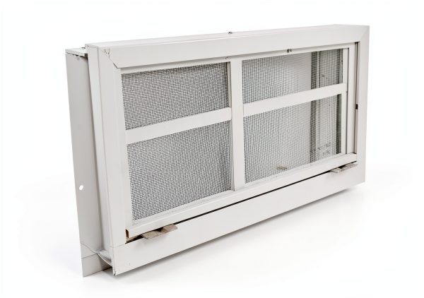 Shed Windows 18x27 (1-Pack) | Sliding Windows with Tempered Glass & Screens | Flush Mount, White Aluminum Frames for Sheds, Chicken Coops & Playhouses-2