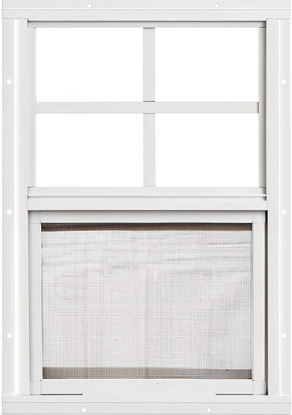 Shed Windows 24x27 Apple Outdoor with Tempered Glass & Aluminum Frame-5