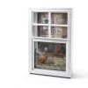 16W x 16H Shed Window JONRIOX Aluminum Sliding with Tempered Glass –-1