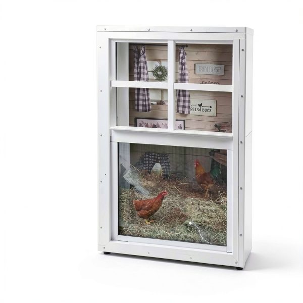 16W x 16H Shed Window JONRIOX Aluminum Sliding with Tempered Glass –-1
