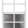 Shed Windows and More 14" X 21" White Flush Mount Tempered Glass, Playhouse Windows, Chicken Coop Windows-2
